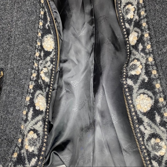 Icelandic Design Gray Wool Knitted Jacket Medium - Picture 5 of 11